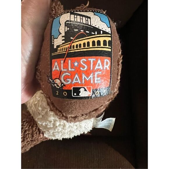 Rare Vintage 16" 2007 MLB All-Star Game AT & T Park Build a Bear Brown Teddy ADO - Picture 4 of 8